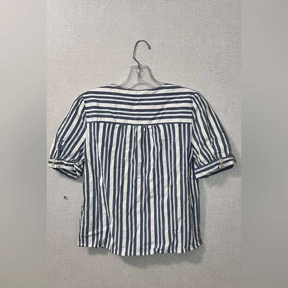 Madewell Plaza Striped Button Down Shirt - Picture 5 of 7